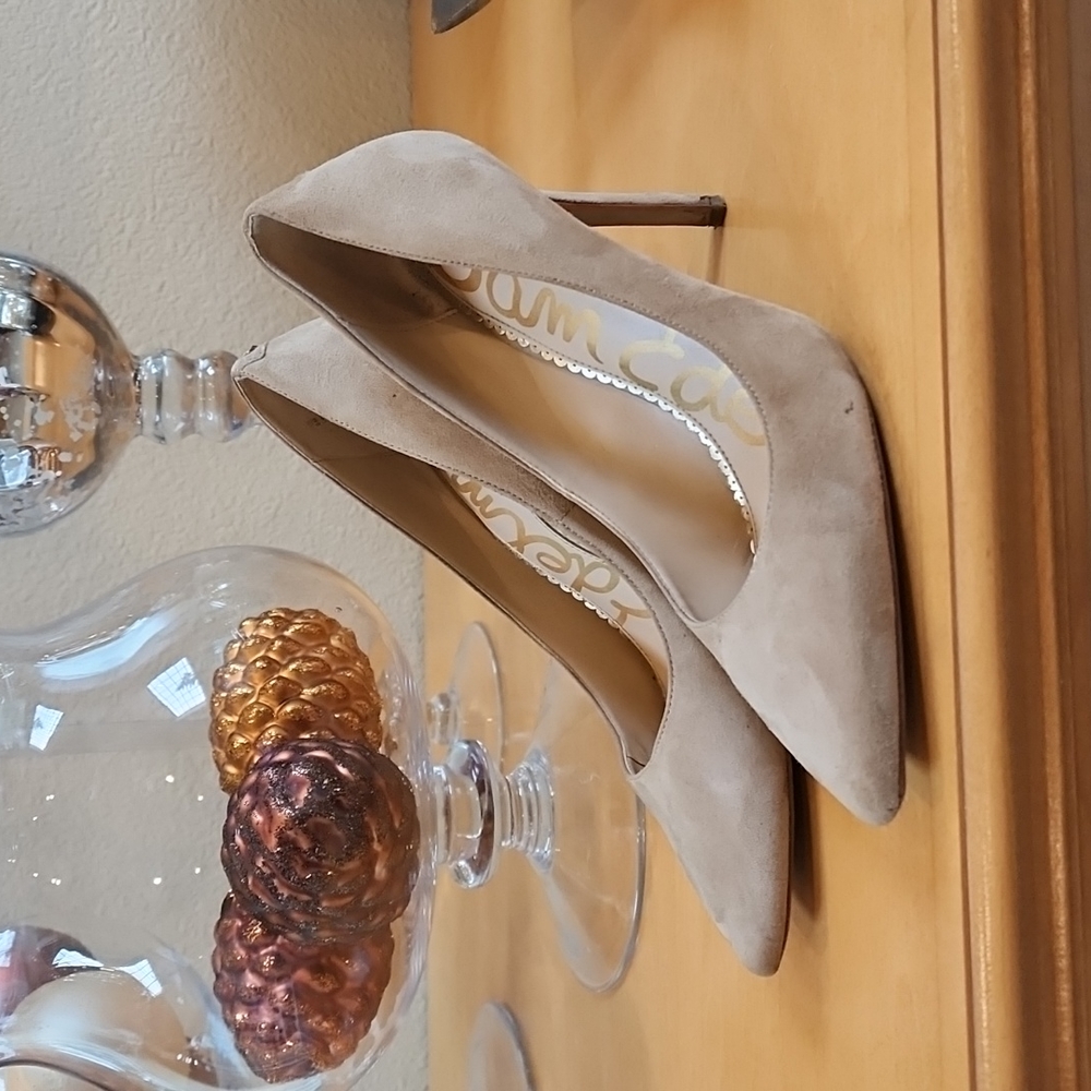 Sam Edelman Hazel Tan Suede Pumps size 8